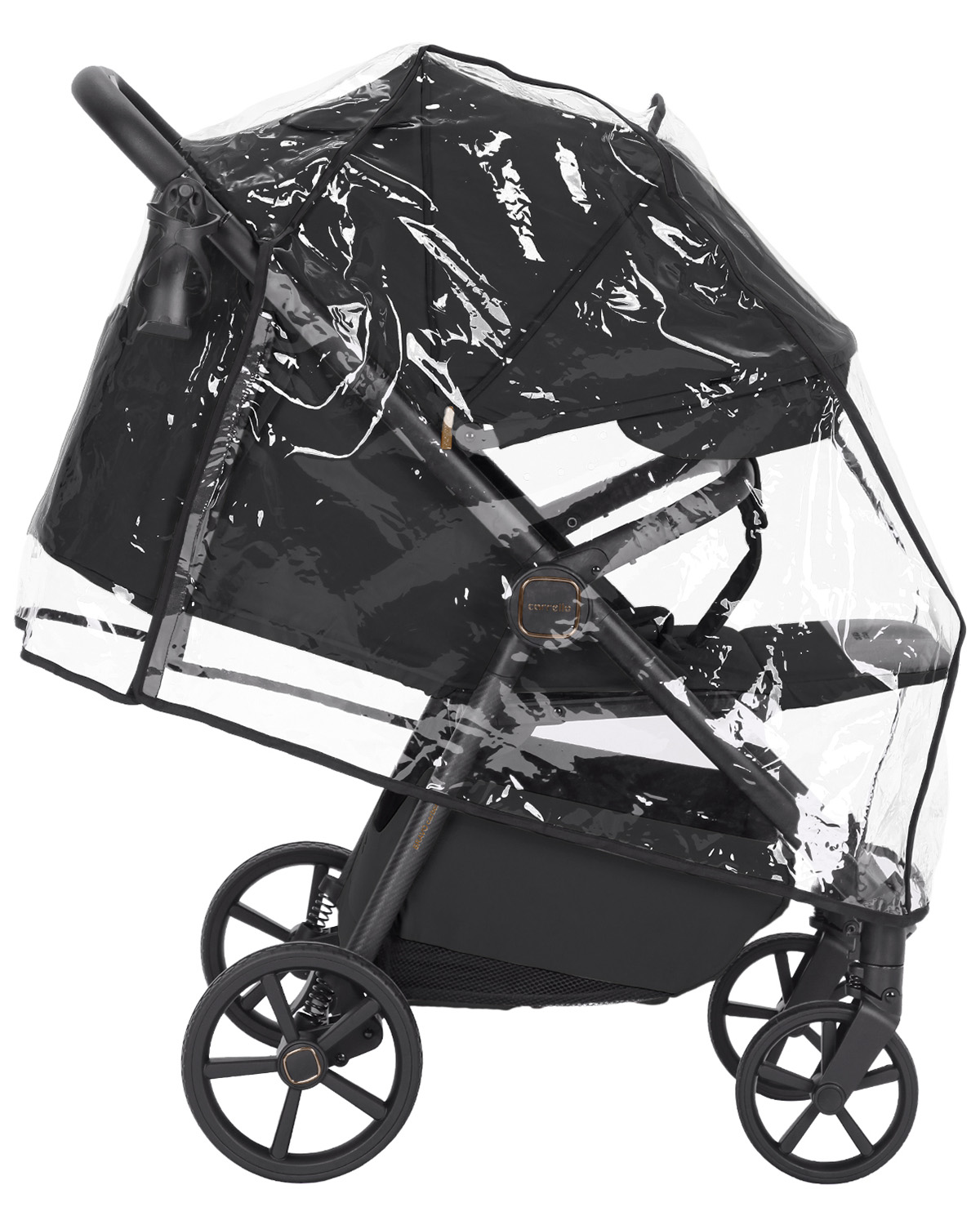 Cochecito Bravo Carbon 2025 cubierta de Lluvia incluida.